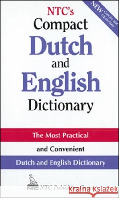 Ntc's Compact Dutch and English Dictionary McGraw Hill 9780844201016 0