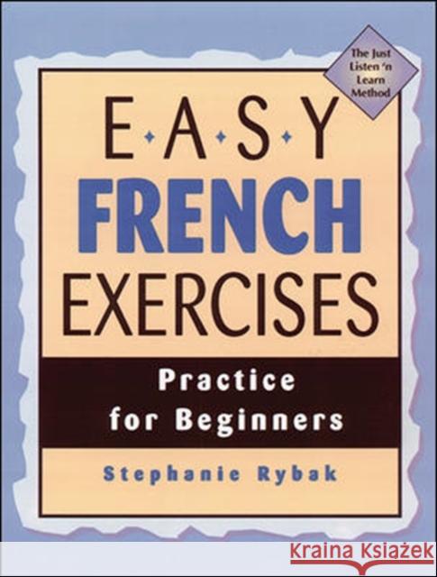 Easy French Exercises Stephanie Rybak 9780844216065 0