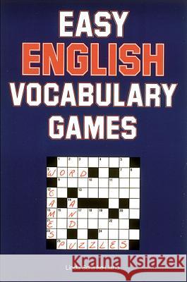 Easy English Vocabulary Games Linda Schinke-Llano 9780844274157 McGraw-Hill Companies