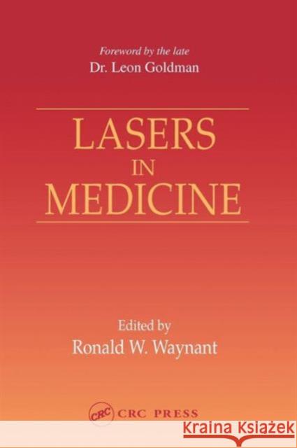 Lasers in Medicine Ronald W. Waynant 9780849311468 