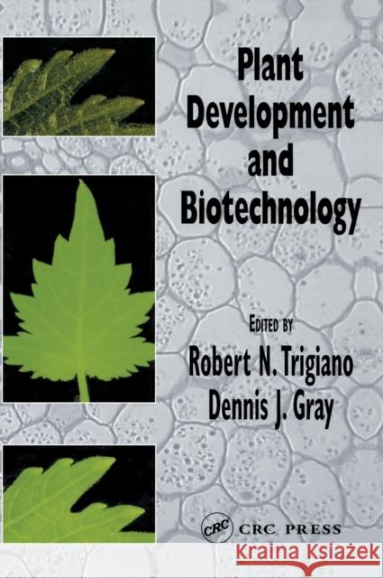 Plant Development and Biotechnology Robert N. Trigiano Dennis J. Gray 9780849316142 CRC Press