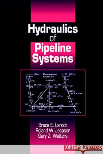 Hydraulics of Pipeline Systems Roland W. Jeppson Bruce E. Larock Larock 9780849318061 CRC Press