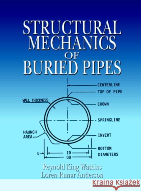 Structural Mechanics of Buried Pipes Reynold King Watkins L. R. Anderson Loren Runar Anderson 9780849323959