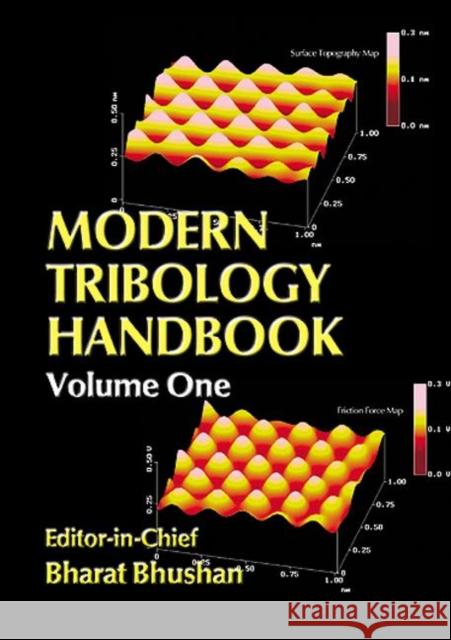 Modern Tribology Handbook, Two Volume Set Bharat Bhushan 9780849384035 CRC Press