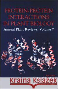 Protein-Protein Interactions in Plant Biology Michael T. McManus William A. Laing Andrew C. Allan 9780849397905 CRC Press