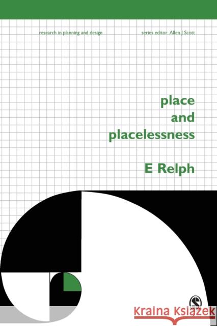 Place and Placelessness Edward Relph 9780850861761 Sage Publications Ltd