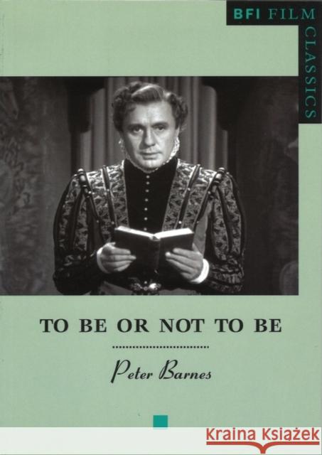 To Be or Not to Be Barnes, Peter 9780851709192 0