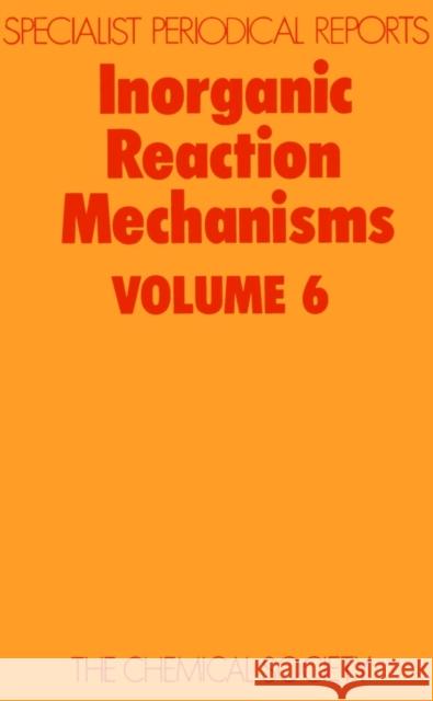 Inorganic Reaction Mechanisms: Volume 6 McAuley, A. 9780851863054 