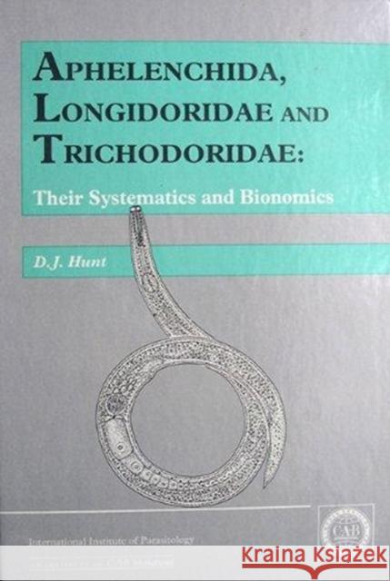 Aphelenchida, Longidoridae and Trichodoridae: Their Systematics and Bionomics Cabi 9780851987583 CABI Publishing