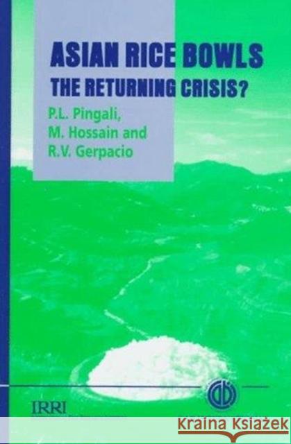 Asian Rice Bowls: The Returning Crisis? Prabhu Pingali M.Akhtar Hossain R. Gerpacio (International Rice Research 9780851991627 CABI Publishing