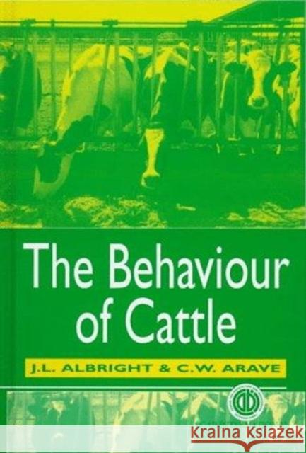 The Behaviour of Cattle  9780851991962 CABI Publishing