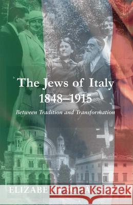 The Jews of Italy, 1848-1915: Between Tradition and Transformation Schachter, Elizabeth 9780853039037 Mitchell Vallentine & Company