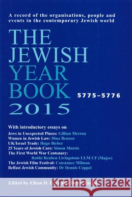The Jewish Year Book 2015 Levy, Elkan D. 9780853039785