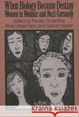 When Biology Became Destiny  9780853456438 MONTHLY REVIEW PRESS,U.S.