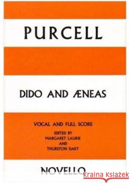 Dido And Aeneas Henry Purcell, Margaret Laurie, Thurston Dart 9780853602842