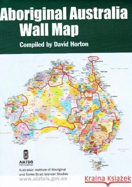 A0 fold AIATSIS map Indigenous Australia David Horton 9780855754921