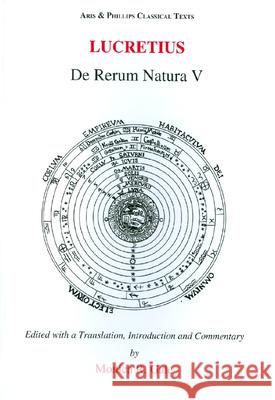 Lucretius: De Rerum Natura V Monica R. Gale (Department of Classics, Trinity College (Ireland)) 9780856688898