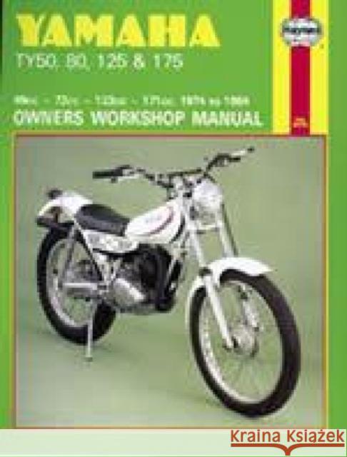 Yamaha TY50, 80, 125 & 175 (74 - 84) Haynes Repair Manual Haynes Publishing 9780856964640 HAYNES PUBLISHING GROUP