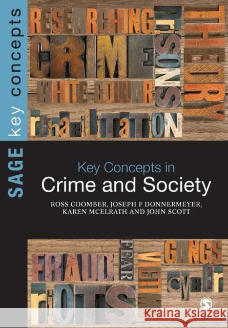 Key Concepts in Crime and Society Ross Coomber 9780857022561 SAGE Publications Ltd
