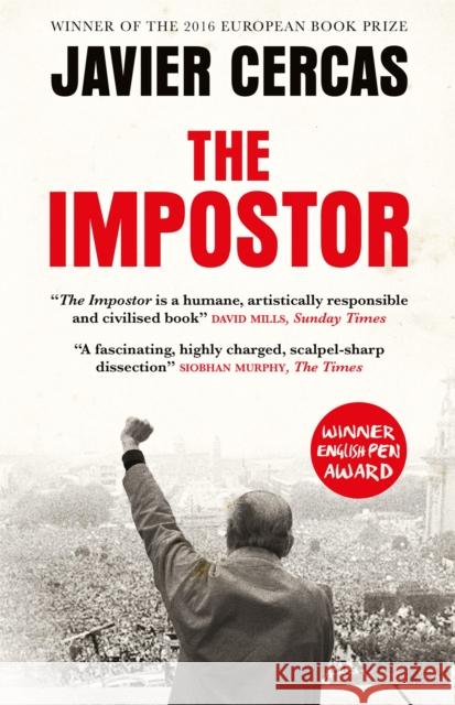 The Impostor Cercas, Javier 9780857056528