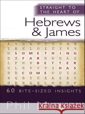 Straight to the Heart of Hebrews and James: 60 Bite-Sized Insights Phil Moore 9780857216687 Monarch Books