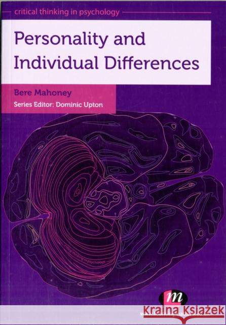 Personality and Individual Differences Bere Mahoney 9780857251145 0