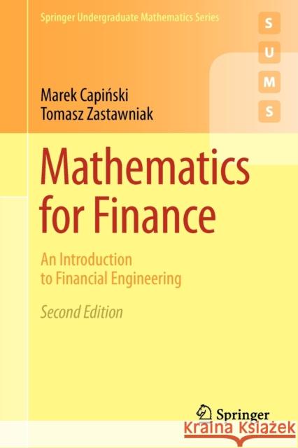 Mathematics for Finance: An Introduction to Financial Engineering Capiński, Marek 9780857290816