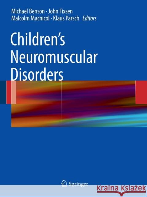 Children's Neuromuscular Disorders  Benson 9780857295514 0