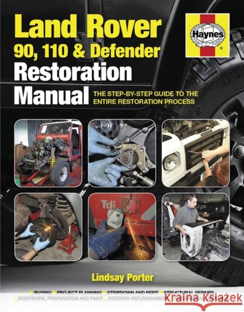 Land Rover 90, 110 & Defender Restoration Manual: Step-by-step guidance for owners and restorers Lindsay Porter 9780857334794 Haynes Publishing Group
