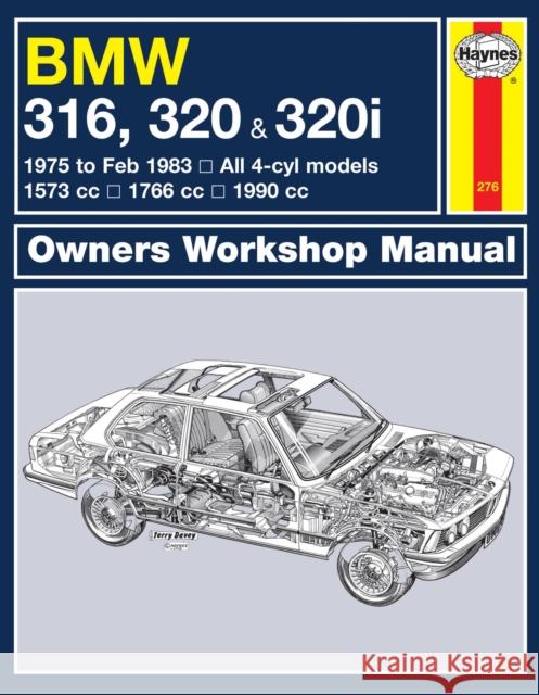 BMW 316, 320 & 320i (4-cyl)(75 - Feb 83) Haynes Repair Manual Haynes Publishing 9780857335821