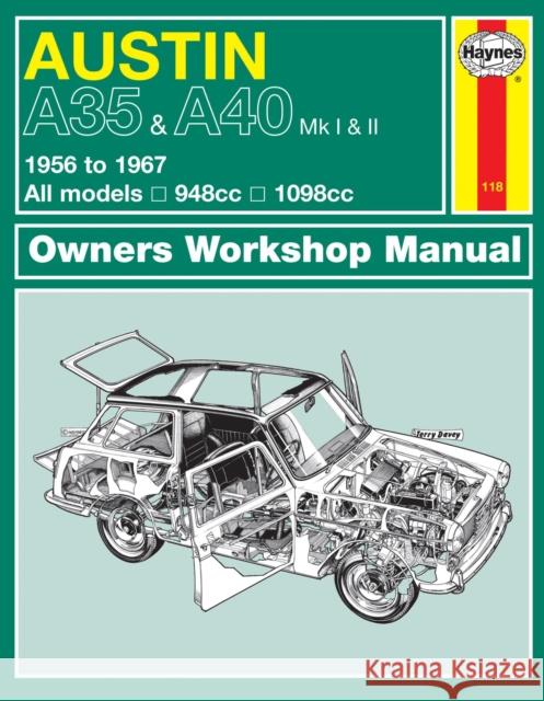 Austin A35 & A40 (1956 - 1967) Haynes Repair Manual Haynes Publishing 9780857336118 Haynes Publishing Group