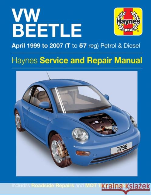 VW Beetle Petrol & Diesel (Apr 99 - 07) Haynes Repair Manual Haynes Publishing 9780857336545 Haynes Publishing Group