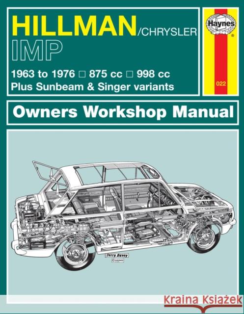 Hillman Imp Petrol (63-76) up to R Haynes Repair Manual (Classic Reprint) Haynes Publishing 9780857336835 Haynes Service and Repair Manuals
