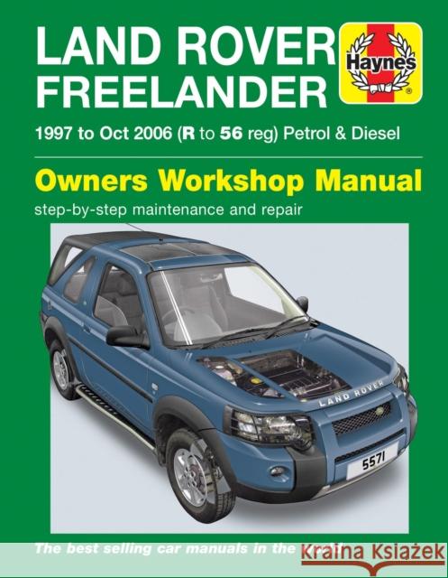Land Rover Freelander 97-06 Haynes Publishing 9780857338747 Haynes Publishing Group