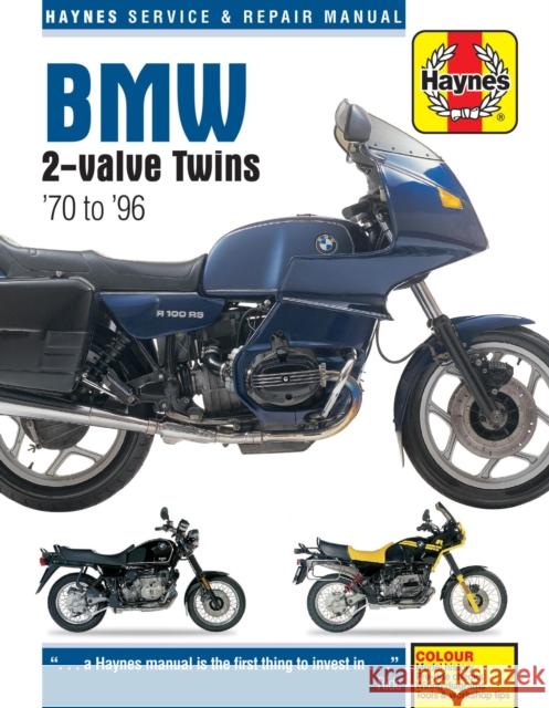 BMW 2-valve twins (70-96) Haynes Repair Manual Haynes Publishing 9780857339027 Haynes Publishing Group