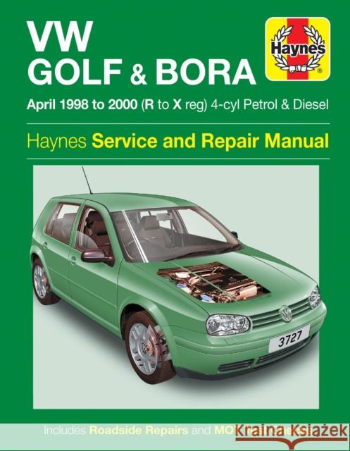 VW Golf & Bora Petrol & Diesel (April 98 - 00) Haynes Repair Manual Haynes Publishing 9780857339683