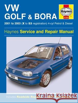 VW Golf & Bora Service and Repair Manual   9780857339720 Haynes Service and Repair Manuals