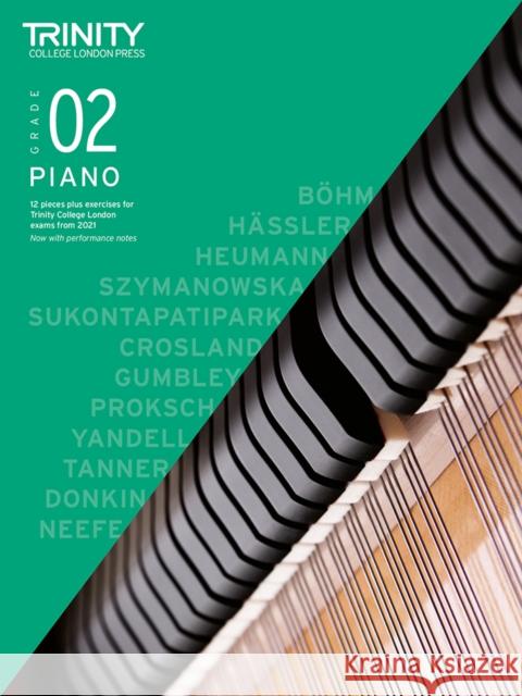 Trinity College London Piano Exam Pieces Plus Exercises From 2021: Grade 2 Trinity College London 9780857369161 Trinity College London Press