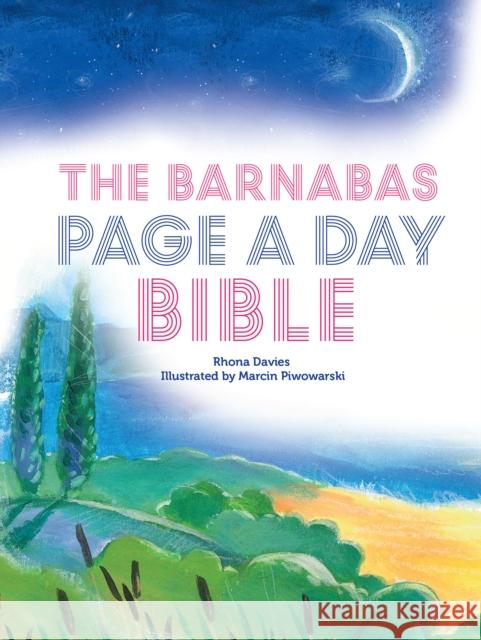 The Barnabas Page a Day Bible Rhona Davies, Marcin Piwowarski 9780857464125