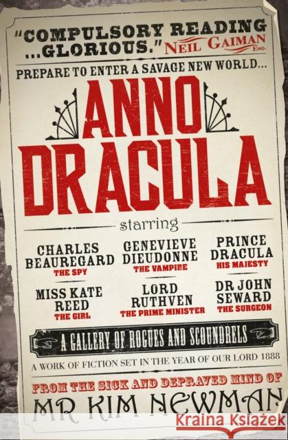 Anno Dracula Kim Newman 9780857680839 Titan Books Ltd