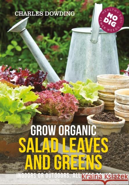 Grow Organic Salad Leaves and Greens: Indoors or Outdoors, All Year Round Charles Dowding 9780857845542 Bloomsbury Publishing PLC