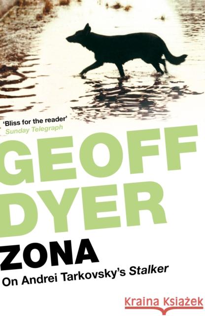 Zona: On Andrei Tarkovsky’s 'Stalker' Geoff Dyer 9780857861672 Canongate Books