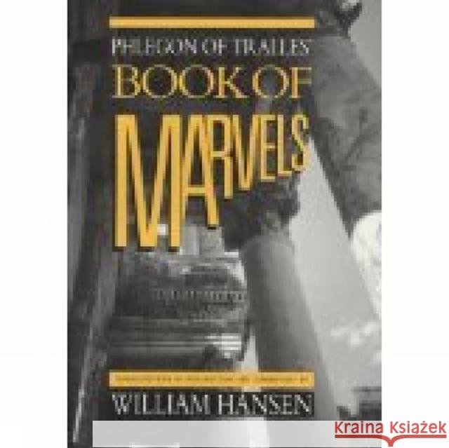 Phlegon of Tralles' Book of Marvels William Hansen 9780859894258
