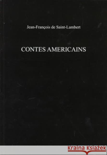 Contes Americains Jean-Francois d Roger Little 9780859895446 University of Exeter Press