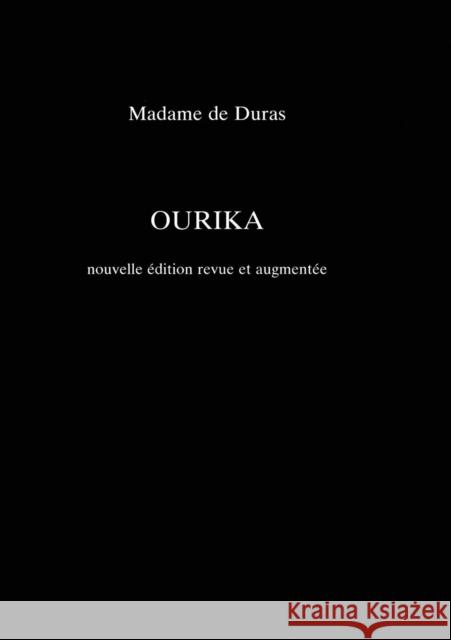 Ourika Roger Little Madame D 9780859895736 University of Exeter Press