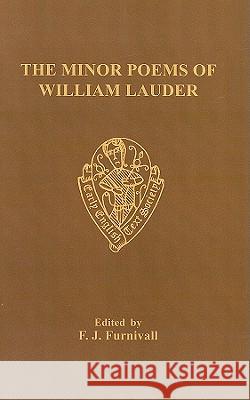 The Minor Poems of William Lauder William Lauder 9780859917469