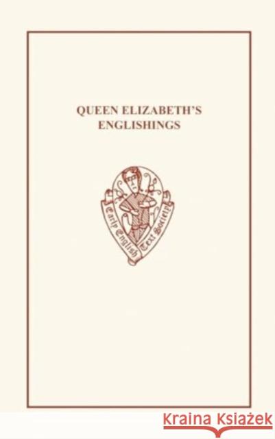Queen Elizabeth's Englishings Pemberton, C. 9780859918657