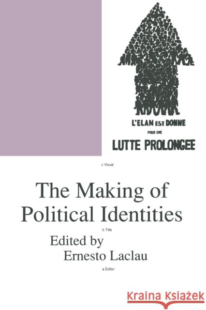 The Making of Political Identities Ernesto Laclau 9780860916635