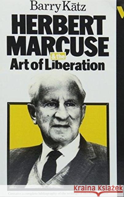 Herbert Marcuse Barry Katz   9780860917502