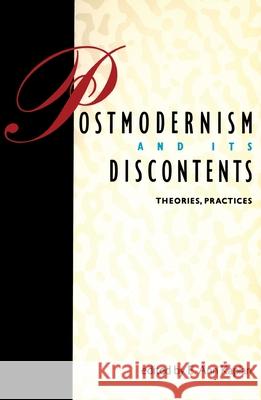 Postmodernism and Its Discontents : Theories, Practices E. Ann Kaplan 9780860919254 Verso